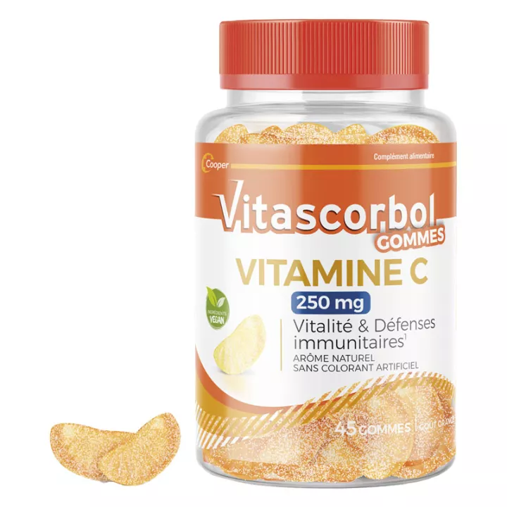 Vitascorbolb Gommes Vit C 250mg 45 Gommes
