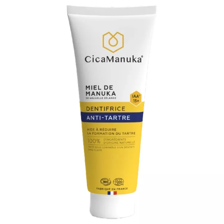 Cicamanuka Anti-Tartar Toothpaste IAA 15+ Organic 75ml