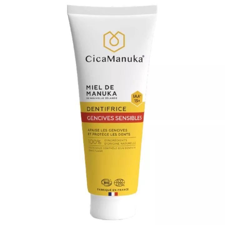 Cicamanuka biologische tandpasta voor gevoelig tandvlees IAA 15+ 75ml