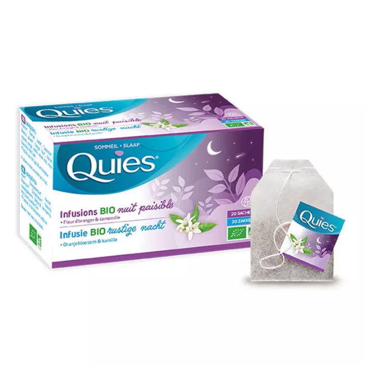 Quies Sleep Organic Infusions Peaceful Night 20 Infusettes