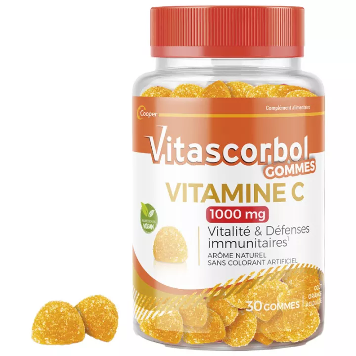 Vitascorbolgums Vit C 1000 mg 30 tandvlees