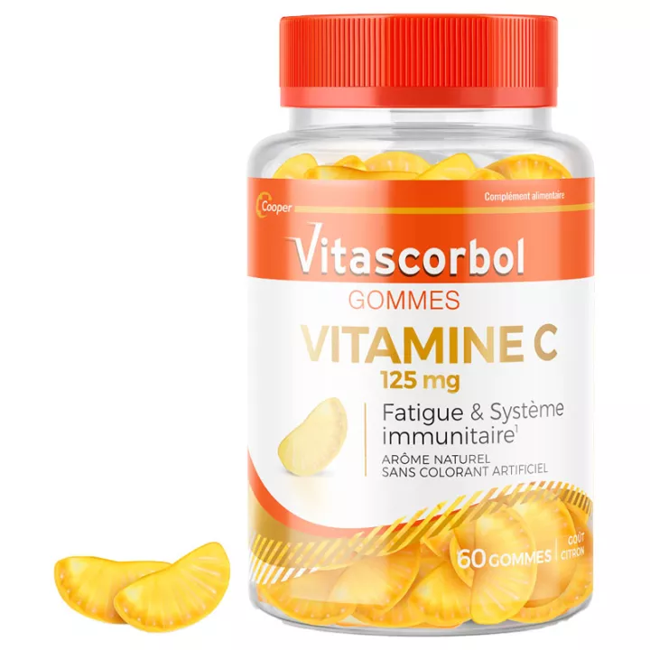 Gomas com vitamina C 60, gomas de vitamina C