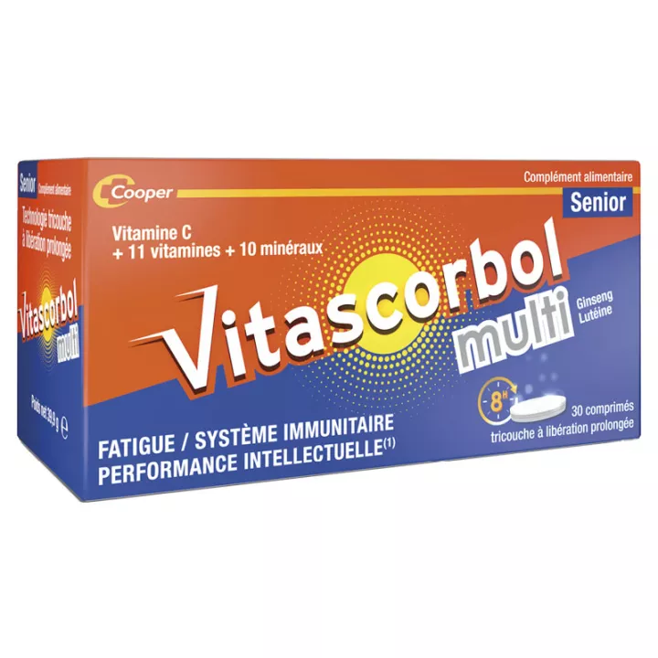 Vitascorbol Multi Sénior 30 comprimés