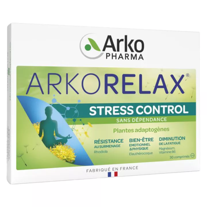 Arkorelax Stress Control Sereniteit 30 tabletten