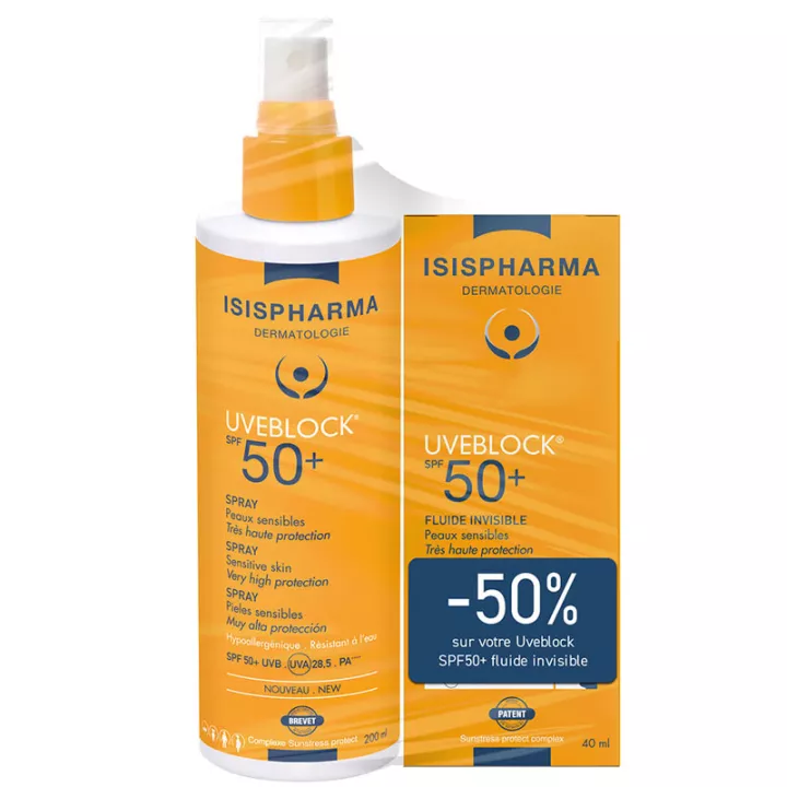 Isispharma Uveblock Spf50+ Very High Protection Spray 200ml