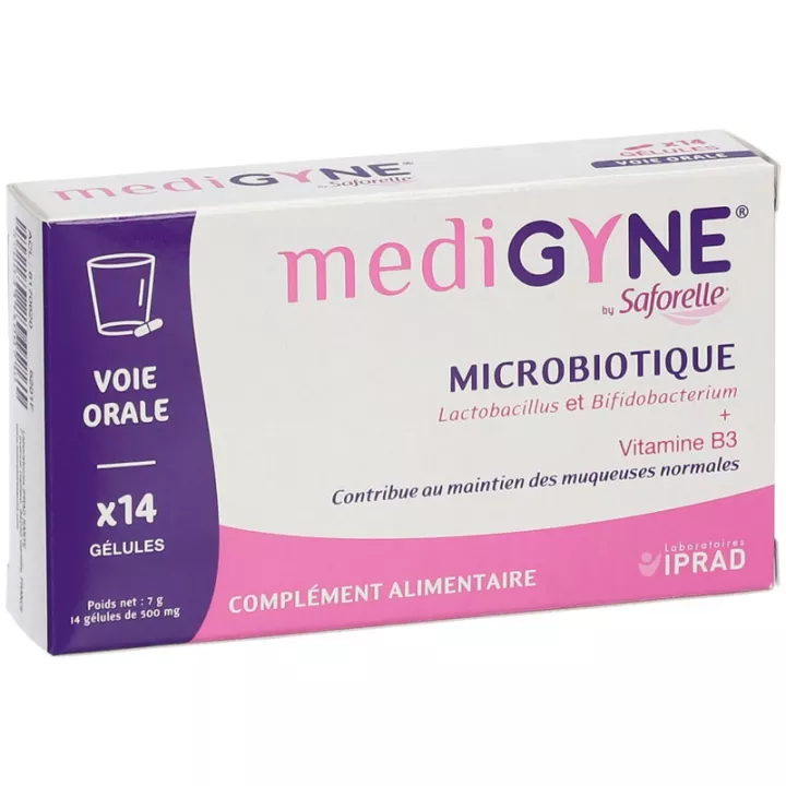 Saforelle Medigyne Microbiotique 14 gélules