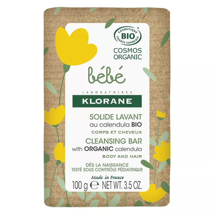 Klorane Baby Organic Solid Cleansing Bar 100 g