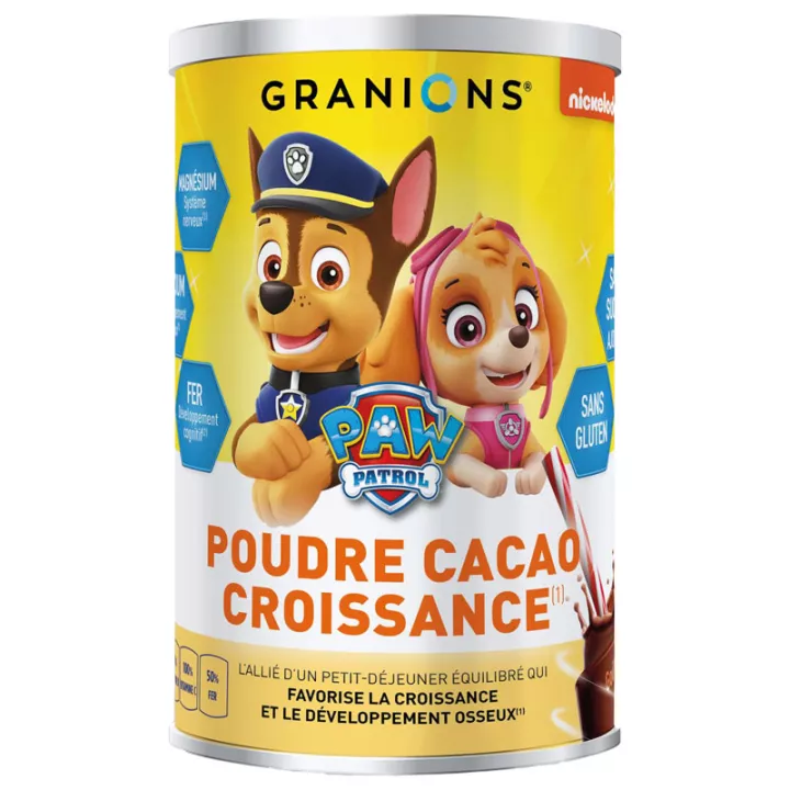 Granions Kid Growth Choco Powder 300 g Paw Patrol