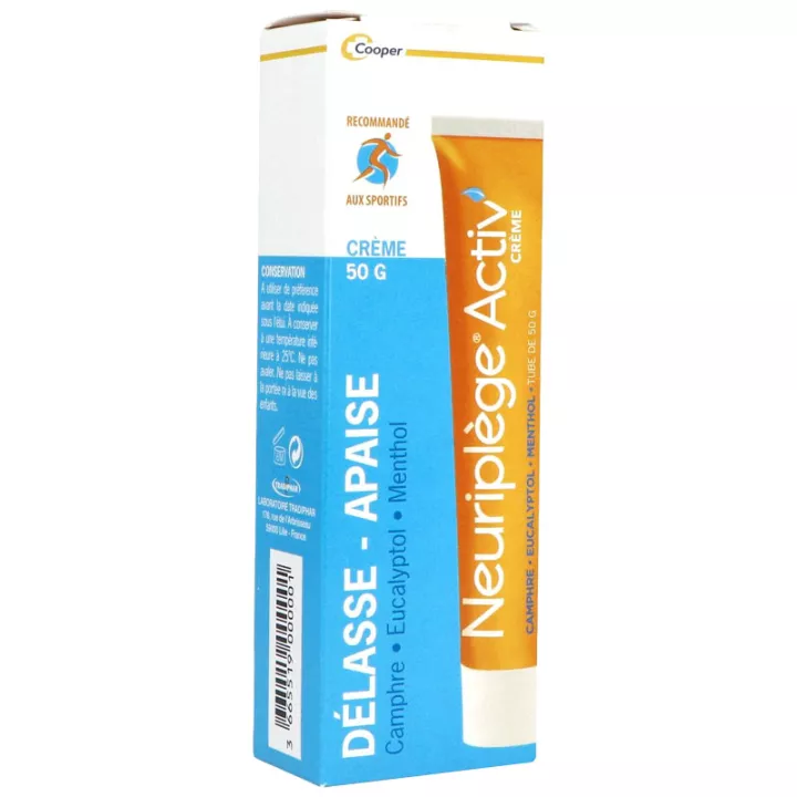 Neuriplège Activ' Crème Chauffante Camphre 50 g