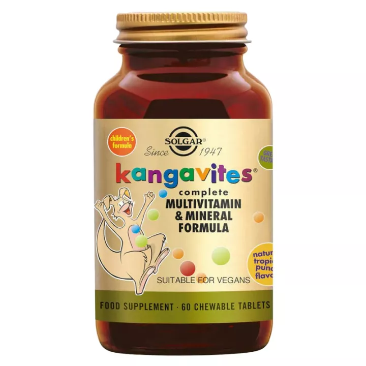 Solgar Kangavites Tropical Flavor 60 Tabletten