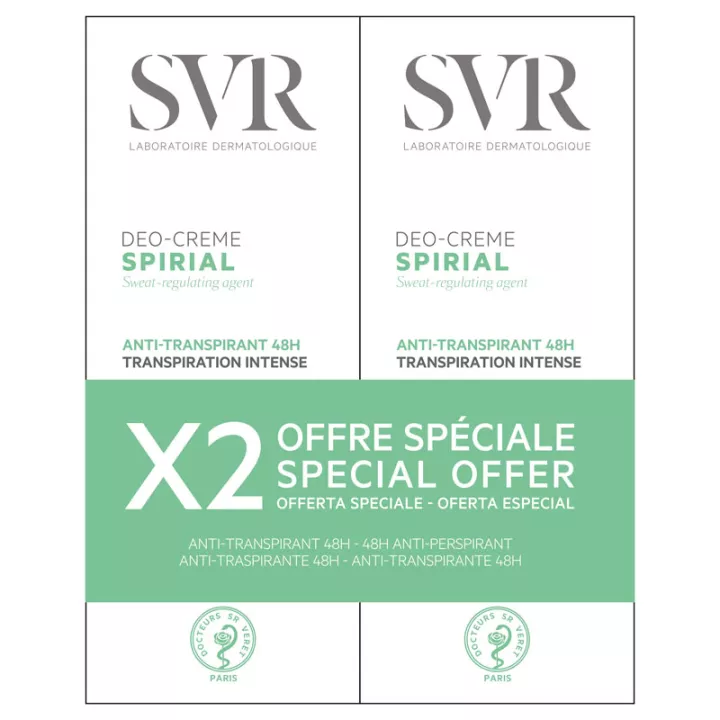 SVR Spirial Déo-Crème Anti-Transpirant 48h