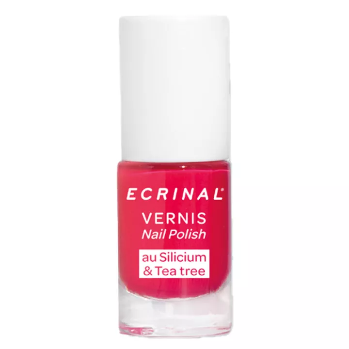 Ecrinal Ongles Vernis Silicium Tea Tree 5ml Fuschia