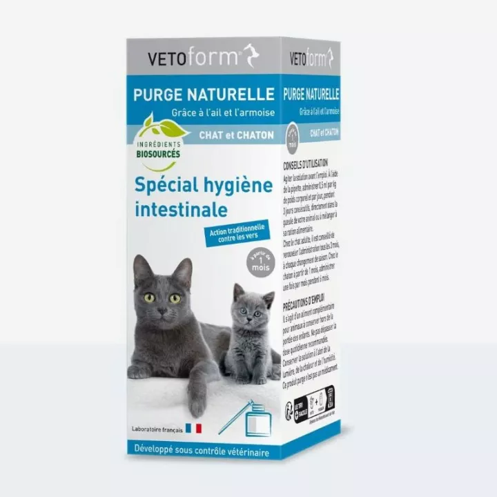 Vetoform Natural Purge Líquido para Gato e Gatinho 50 ml