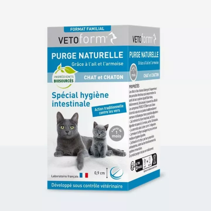 Vetoform Natural Purge Gatto e Gattino 50 compresse