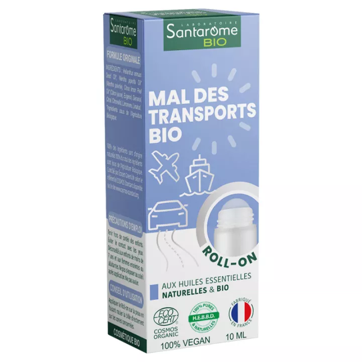 Santarome Roll On Mal des Transports Bio 10 ml