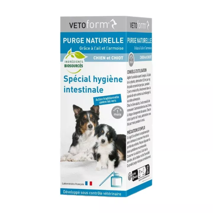 Vetoform Natural Purge Liquid для собак и щенков 50 мл