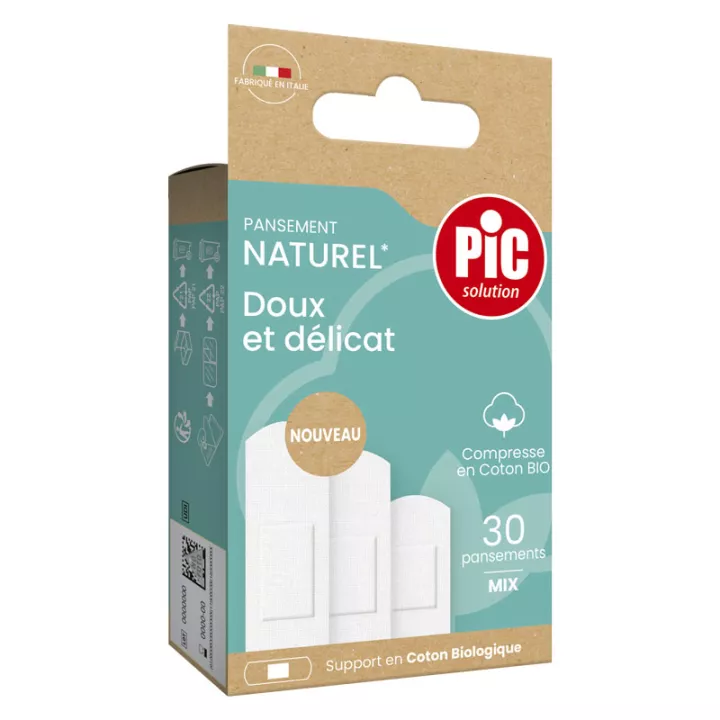 Pic Solution Apósito Natural de Algodón Ecológico