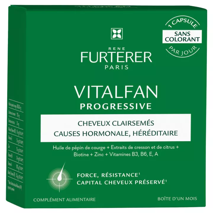 Rene Furterer Vitalfan progressive fall arrest 30 capsules