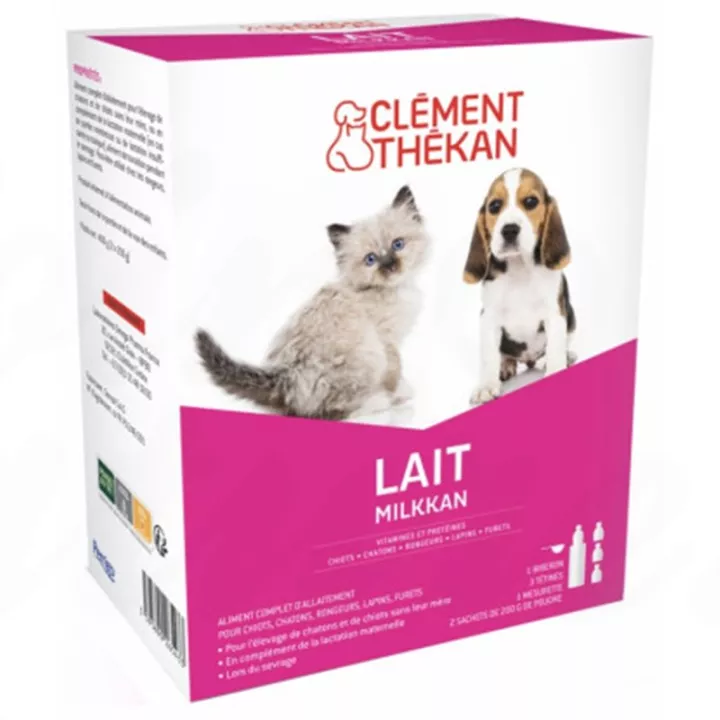 Milkkan Lait maternisé Chiot et Chatons 400G Clement-Thekan