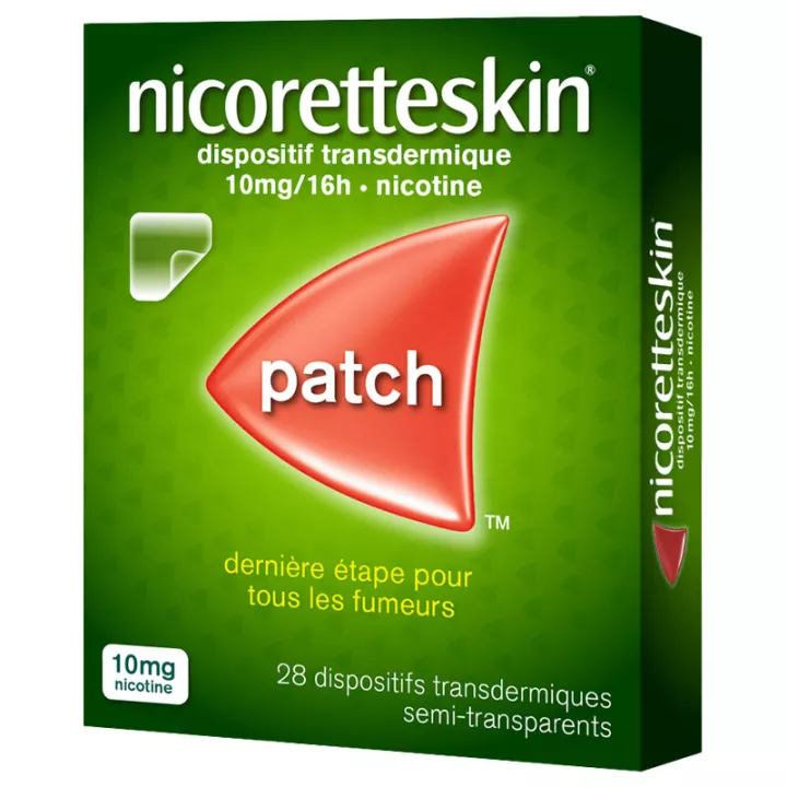 NicoretteSkin Patch 10mg/16h Transdermale Vorrichtung