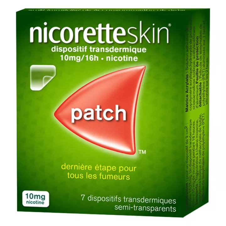 NicoretteSkin Patch 10mg/16h Parche Transdérmico