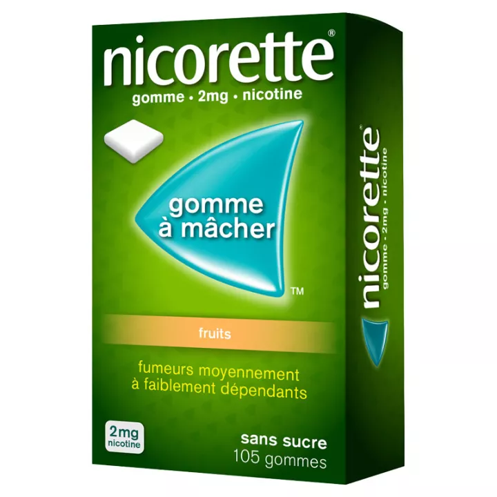 Nicorette GUM 2MG vruchtensuiker 30