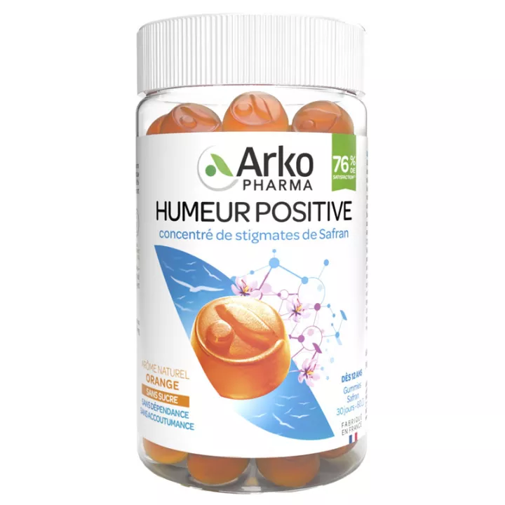 Arkopharma Gummies Saffron Positive Mood 60 gumies