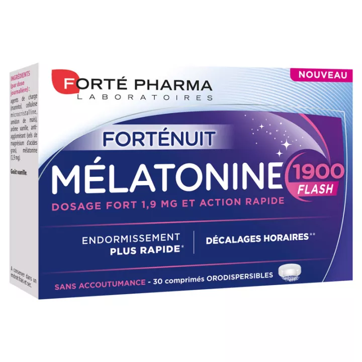 FORTE PHARMA Melatonina Flash 1900 30 Comprimidos Bucodispersables