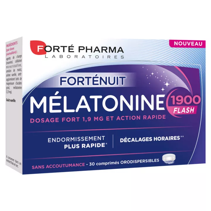 Forte Nuit Melatonina 1900 Flash 30 Compresse