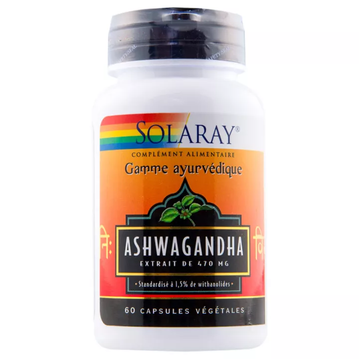 Solaray Estratto di Ashwagandha 470 mg 60 capsule