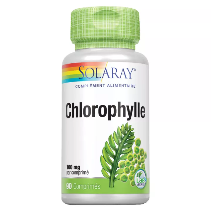 Solaray Clorofila 100 mg 90 comprimidos