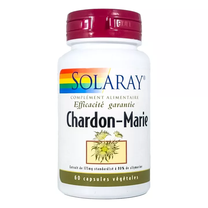 Estratto di cardo mariano Solaray 175 mg 60 capsule