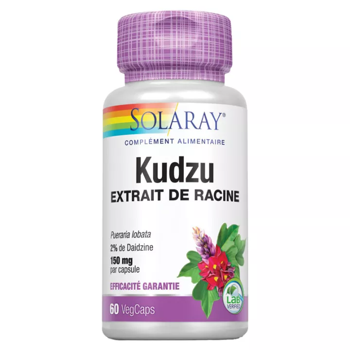 Solaray Extrait de Racine de Kudzu 150 mg 60 gélules