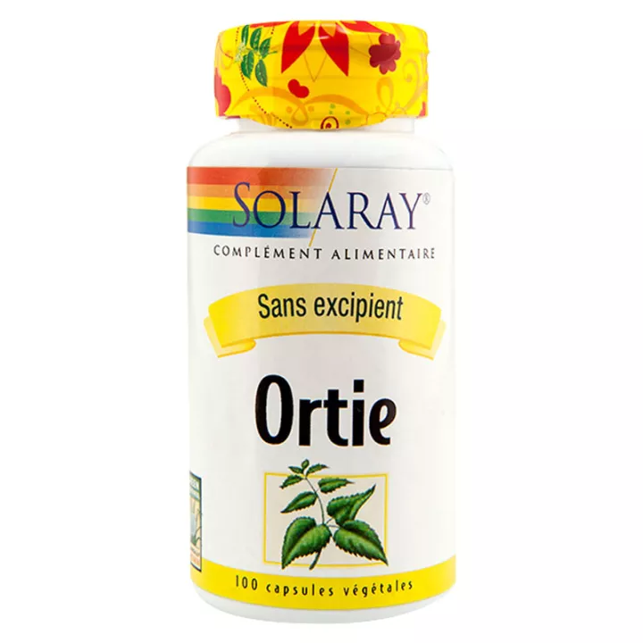 Solaray Ortie Sans Excipient 100 gélules