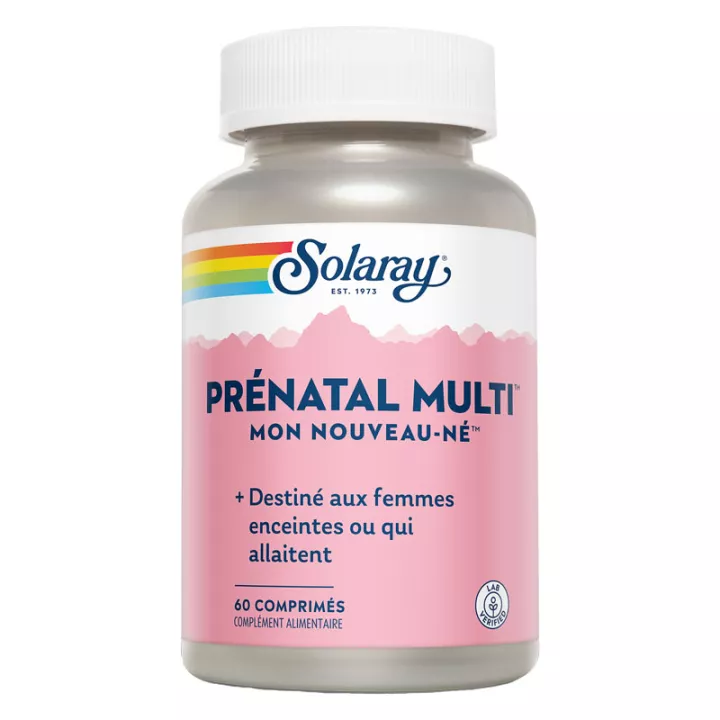 Solaray Prenatal Multi Mi Recién Nacido 60 comprimidos