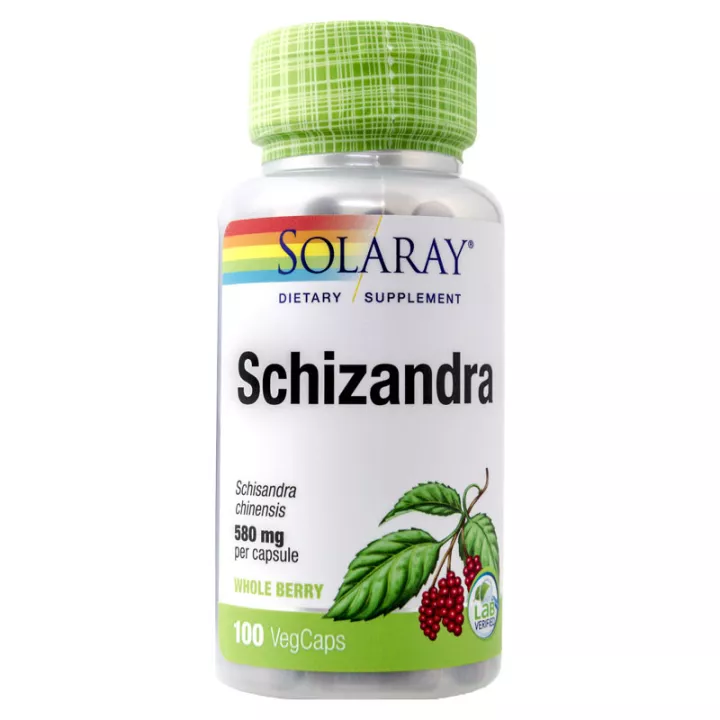 Solaray Schizandra 580 mg 100 capsule