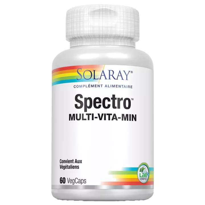 Solaray Spectro Multivitamínico 60 cápsulas vegetales