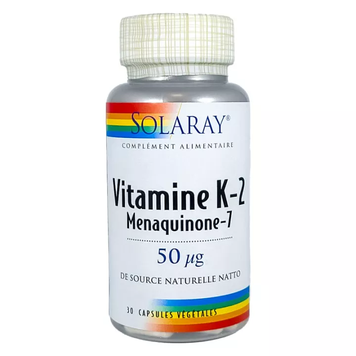 Solaray Vitamin K2 Menachinone-7 50 mcg 30 capsule