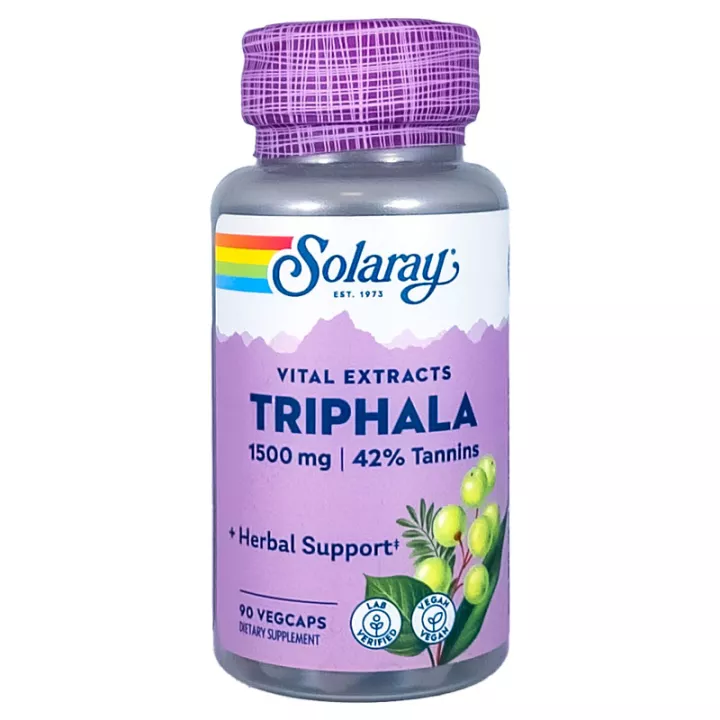 Estratto di Solaray Triphala 1500 mg 90 capsule