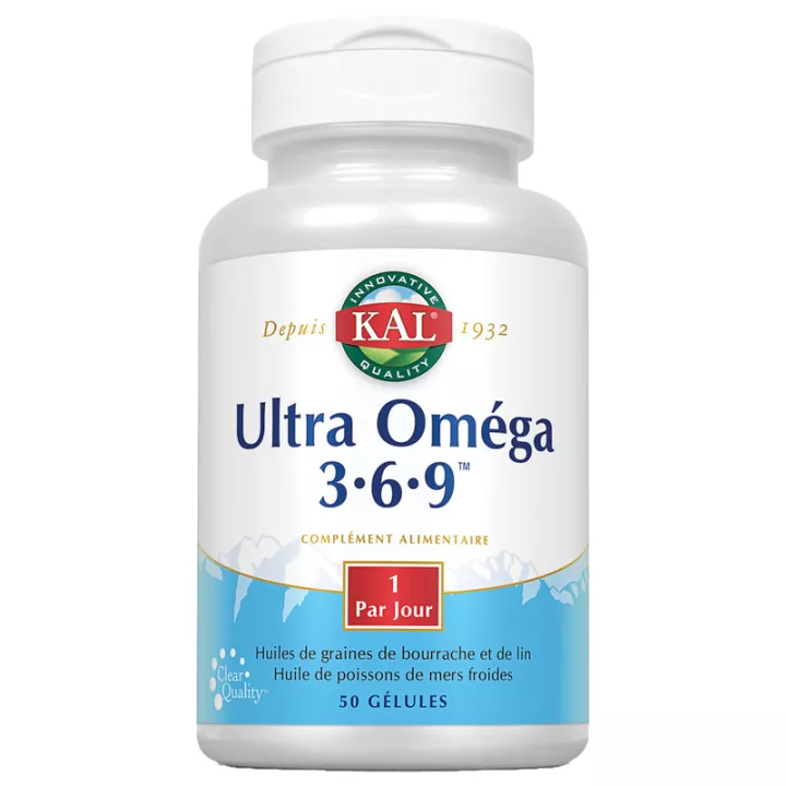 Ultra Oméga 3-6-9 Kal 50 Softgels
