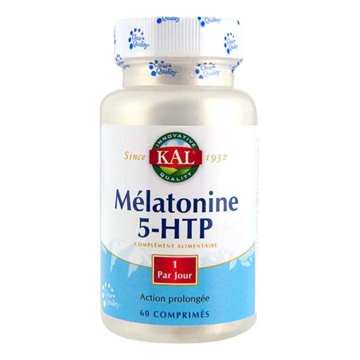 Kal MELATONIN + 5HTP EXTENDED ACTION 60 TABLETS