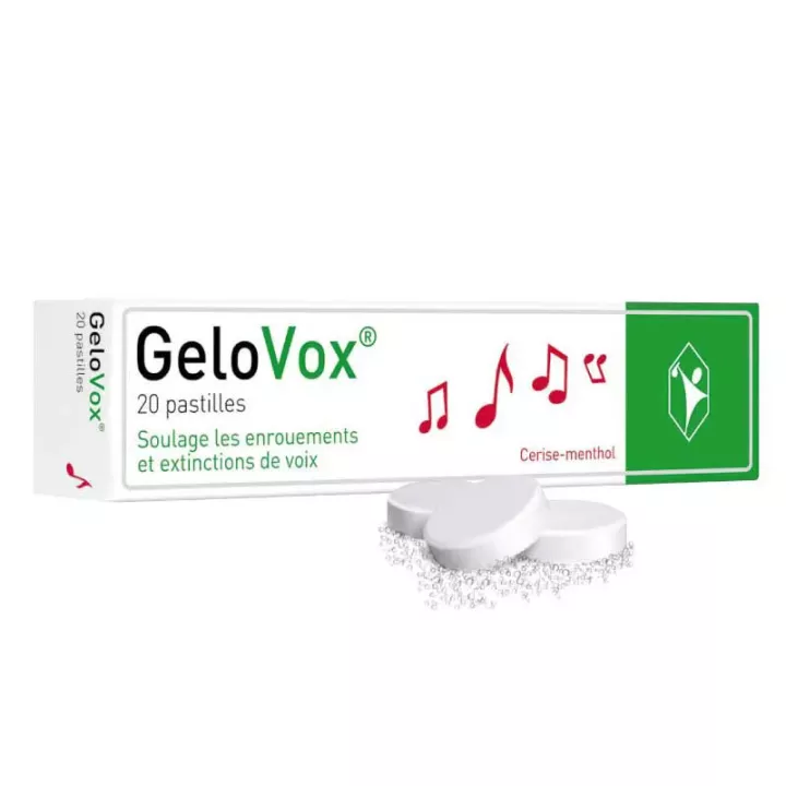 Gelovox Hoarseness and Voice Extinctions 20 tablets