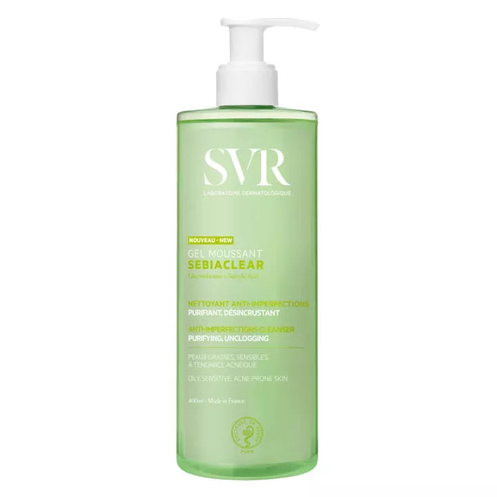 SVR Sebiaclear Gel Detergente Schiumogeno Senza Sapone 400 ml