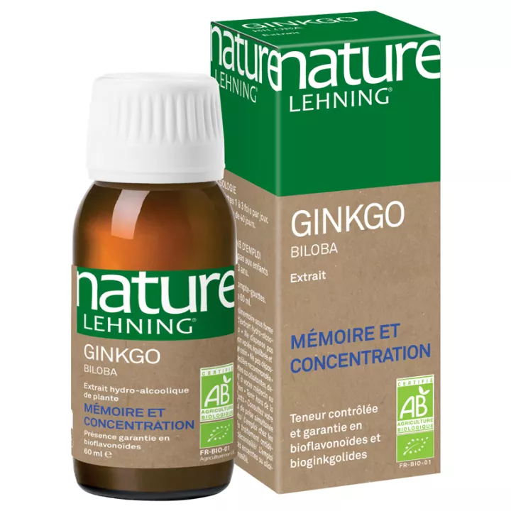 Nature Lehning Ginkgo Biloba Extrait Hydro-Alcoolique 60 ml