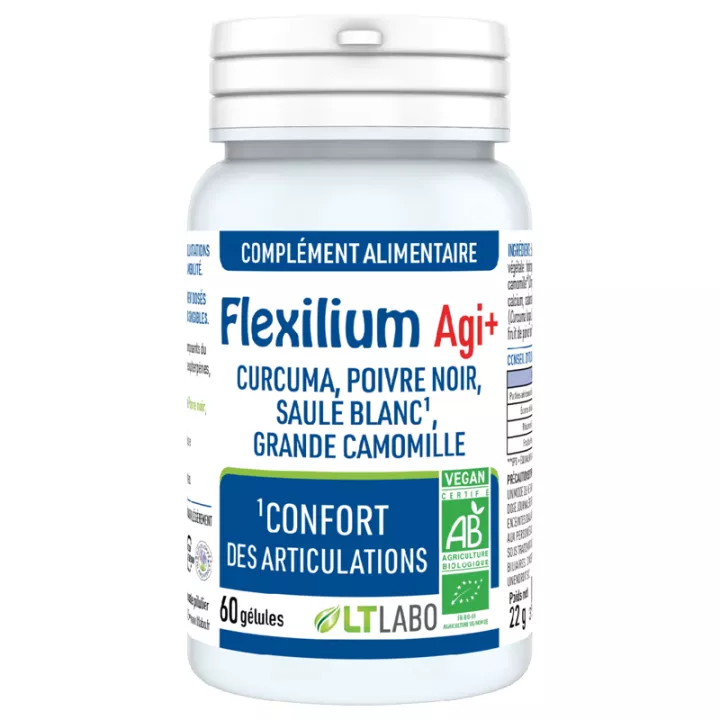 LT Labo Flexilium Agi + Organic 60 Capsules