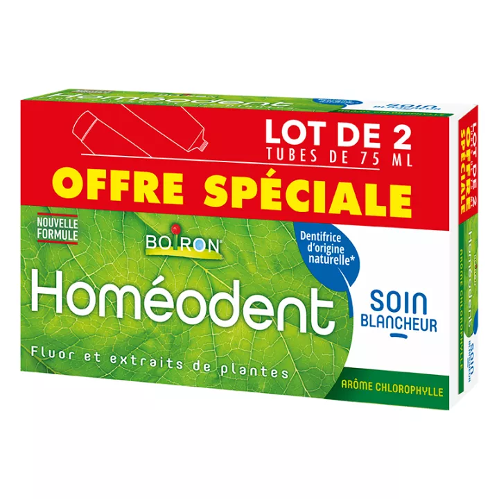 Homéodent Soin Blancheur Chlorophylle dentifrice Boiron