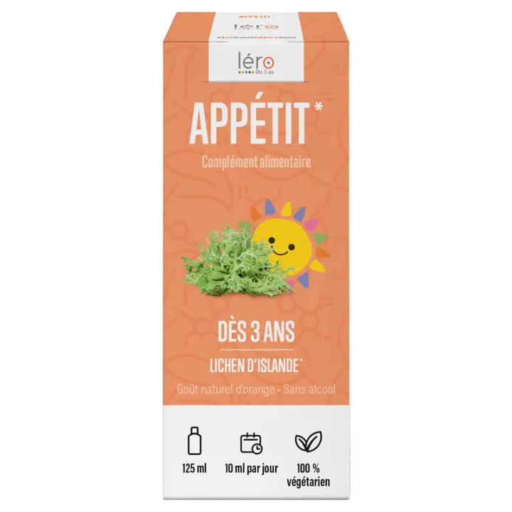 Léro Sirop Enfant Stimule l'appétit 125 ml