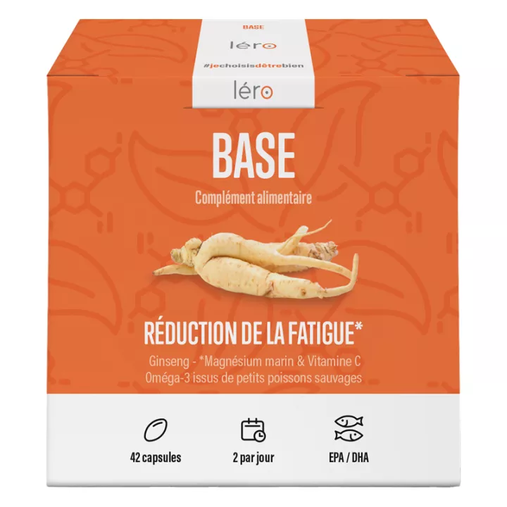 Lero Base réduction fatigue 42 capsules