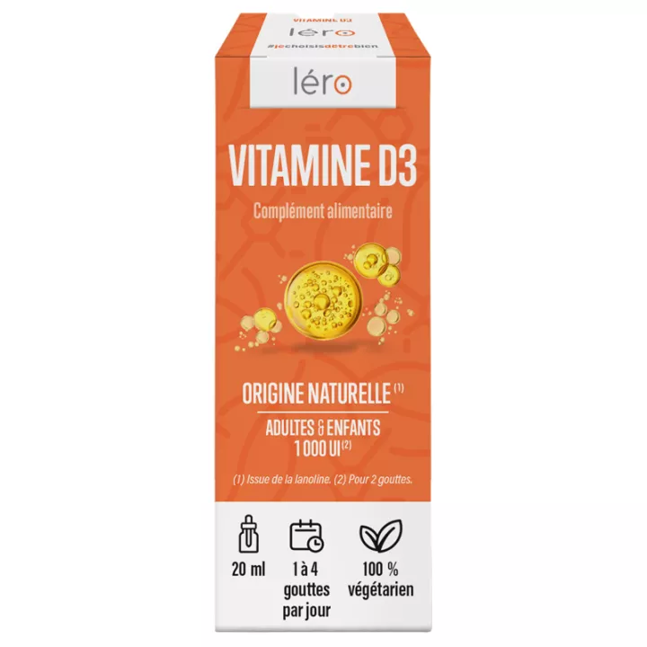 Léro Vitamine D3 végétale 20ml