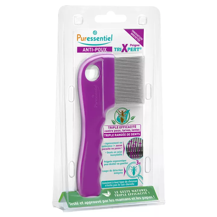 Puressentiel Anti-Lice Comb Tri-Xpert Lice Slow Larvae